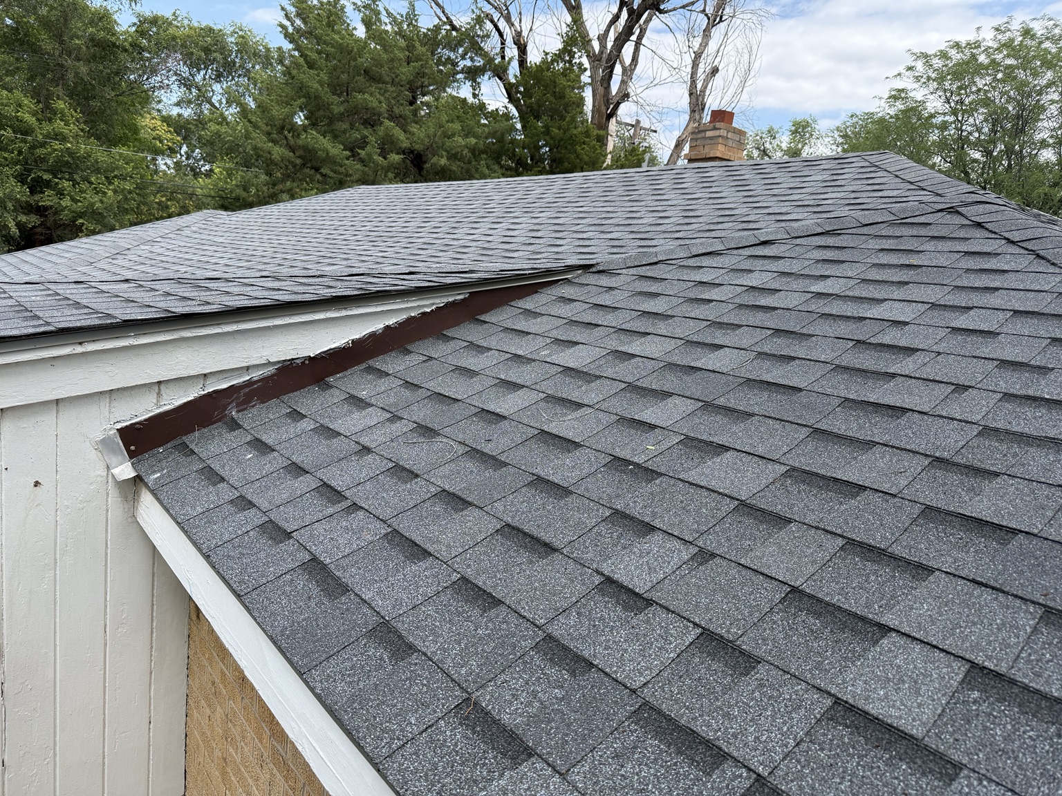 Shingle roof project